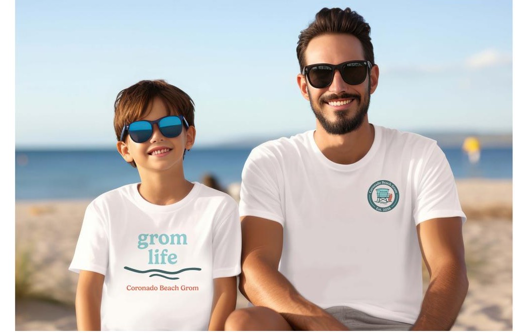 Coronado Beach Grom youth beach shirt